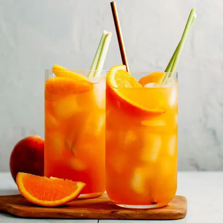 Cách làm trà đào cam sả