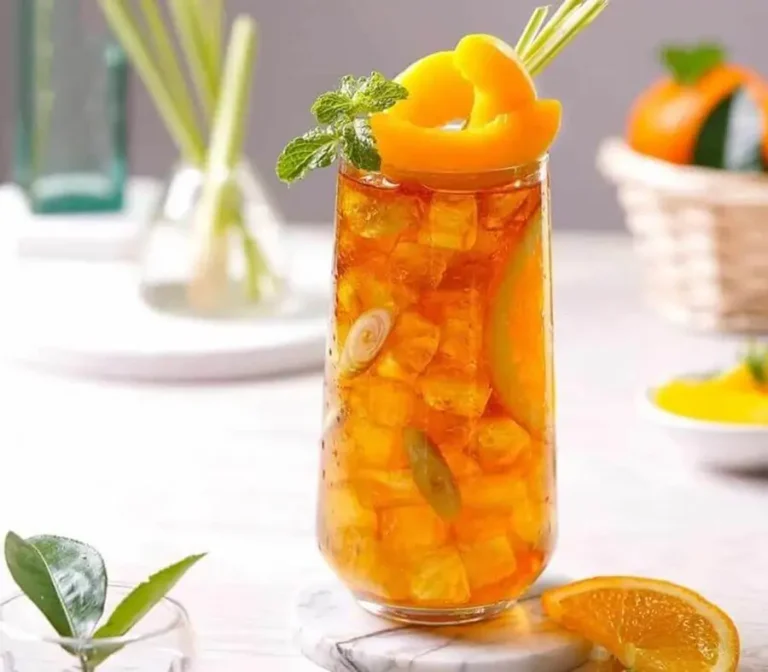 Trà đào cam sả