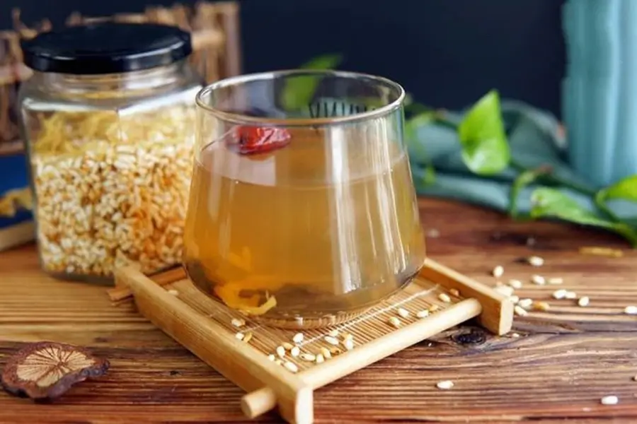 Trà gạo rang gừng