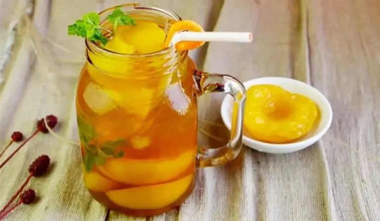 Trà đào dầm