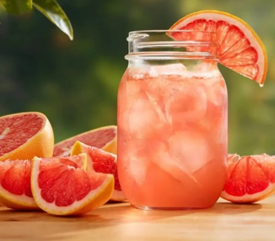 Trà bưởi hồng