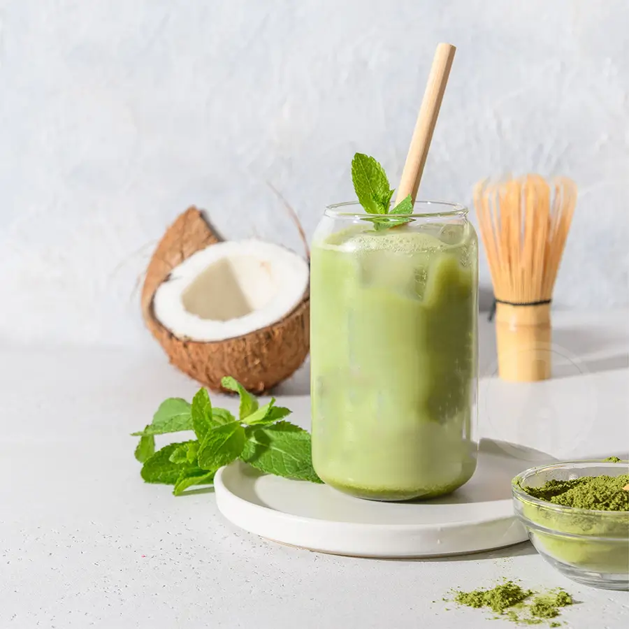 Matcha sữa dừa