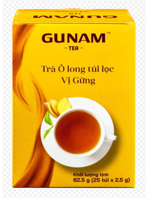 TRÀ OOLONG TÚI LỌC VI GỪNG (1) TRÀ OOLONG TÚI LỌC VỊ GỪNG GUNAM