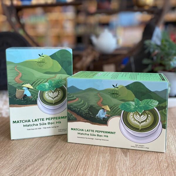 Matcha Latte PEPPERMINT - Matcha Sữa Bạc Hà
