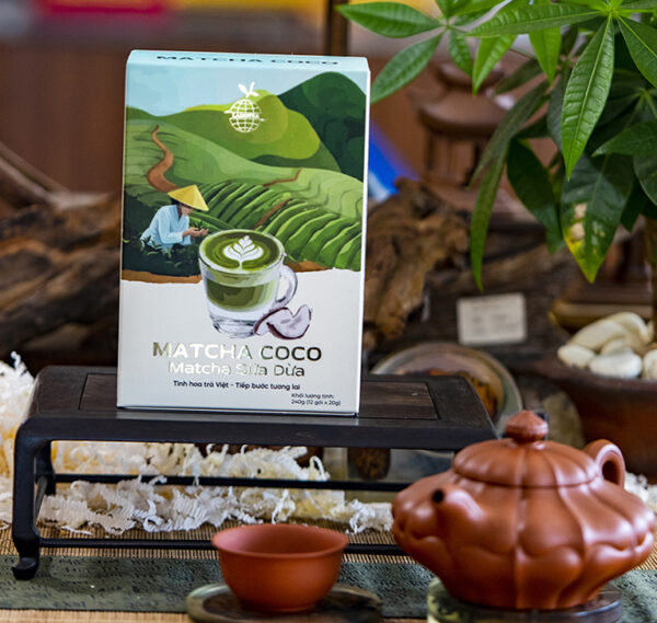 Matcha Sữa Dừa - Matcha Coco (20x12x20g)